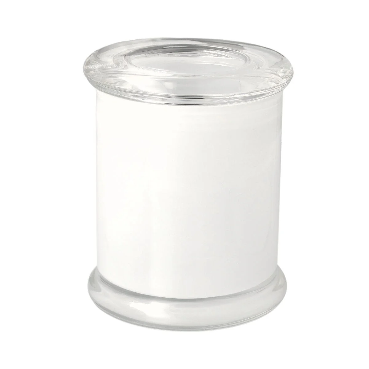 Danube Glassware - Flat Lid - Transparent White (inside) - Large - 12