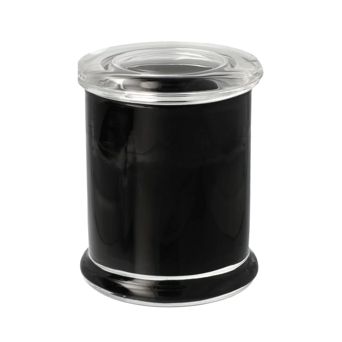 Danube Glassware - Flat Lid - Opaque Black (inside) - Large - 12